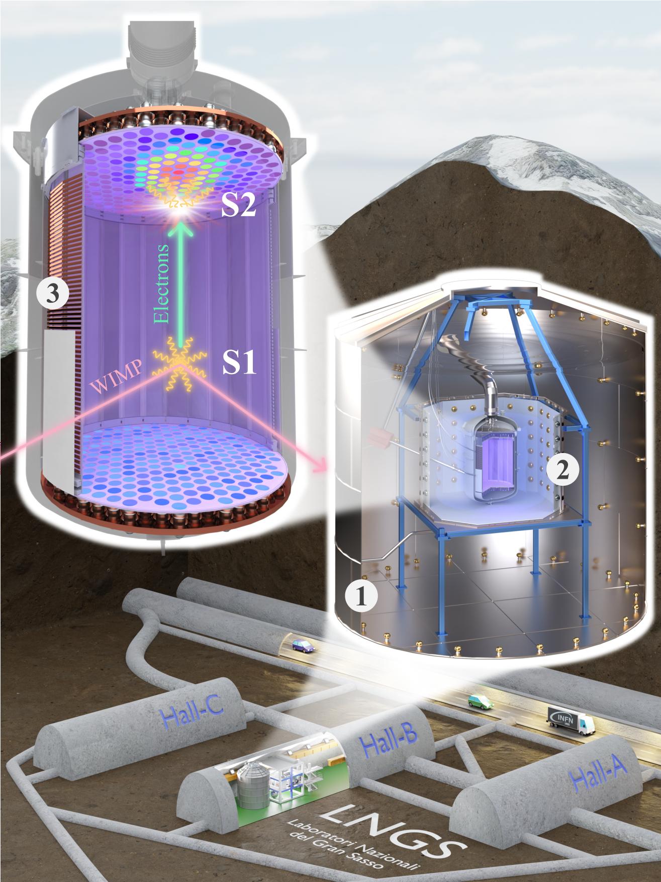XENONnT underground installation and dual-phase xenon TPC
